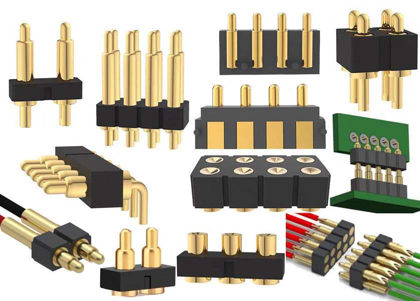 1x3P DIP Pogo Pin Connector Spring Loaded 2 Pin - 40 Pin 2.54mm Pitch