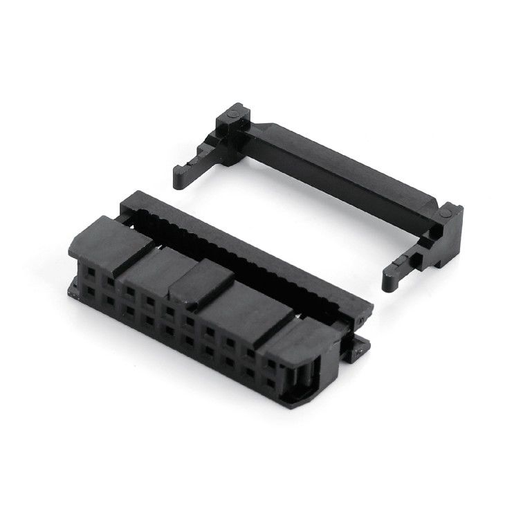 Konektor IDC Soket Wanita 2.54mm Pitch IDC Header Soket Wanita 6-64Pin FC Connector
