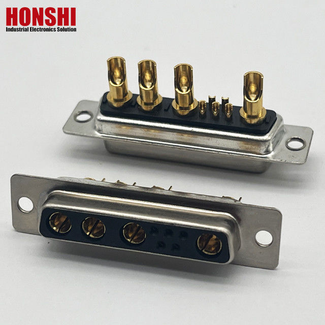 D-SUB 9W4 Female Gold Pin Solder Wire Type Connectors 10A 20A 30A 40A