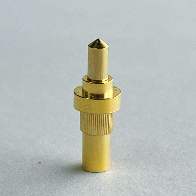 Pogo Pin Connector Spring 1A 3A 10A Emas Tembaga M8 M4 M3 M2 Sekrup Konduktif Thread Test Pin
