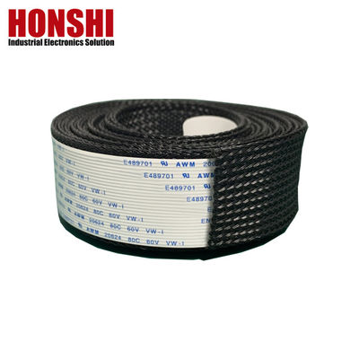 Kabel pita FFC datar khusus UL20624 80c 60v 40 Pin Kabel FPC Untuk Mobil