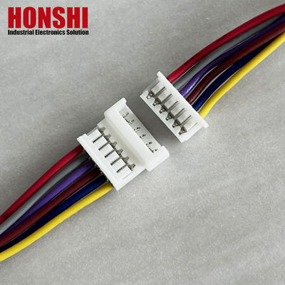 UL1007 Wire Harness Assembly 2 Pin 6 Pin 8 Pin Custom Electrical Cable Assemblies