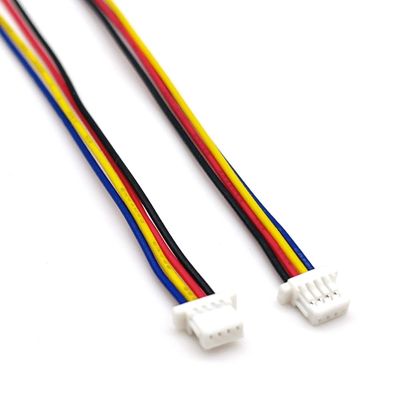 JST SH 1.0mm Pitch 4 Pin Connector Wire Harness Dengan 100% Pengujian Inspeksi