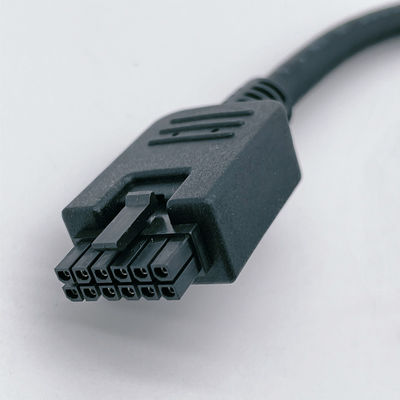 12 Pin Micro Fit 3.0 430251200 Overmolding Cable Assembly Untuk Kawat 24AWG UL Kabel