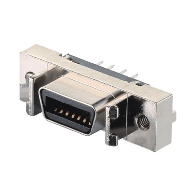 HPCN Wire To Board Connector MDR SCSI Pitch 1.27mm 14 Pin Male Female Connector