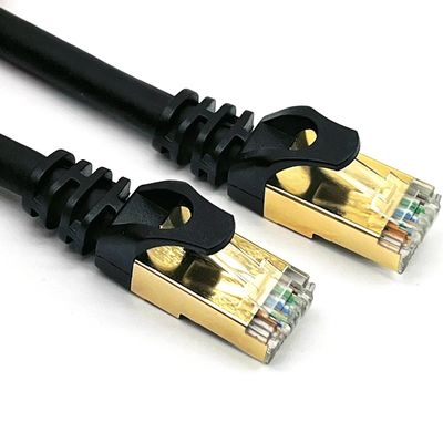 RJ45 SFTP Kabel Jaringan Cat5e Cat6a Cat7 Cat8 UTP Kabel Dalam Jaringan Komputer