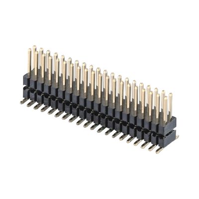 1.27mm Dual Plastic 2 - 100 Pin Header Connector H2.5mm DIP SMT Type PCB