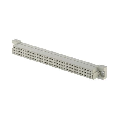 Din41612 IDC Konektor Wanita 64 Pin Melalui Lubang 2.54mm Konektor Pin