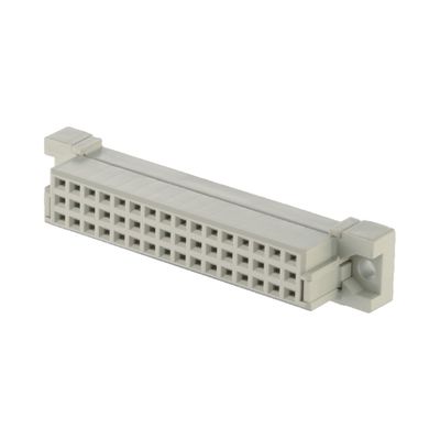 2.54mm 32 Pin Din41612 Konektor IDC Tipe Pin Wanita Melalui Lubang 3 Baris