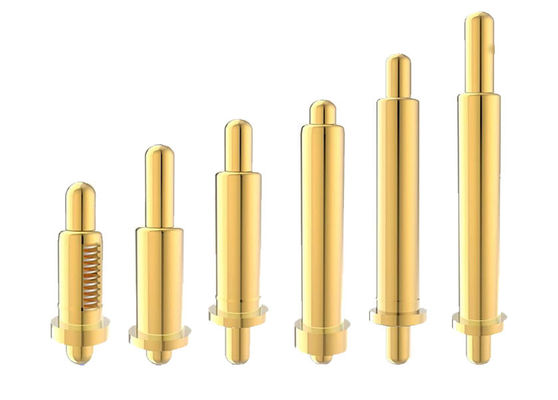 Panjang Pin Pogo Kuningan Berkepala Ganda 6,5mm Pin Pogo Berujung Ganda