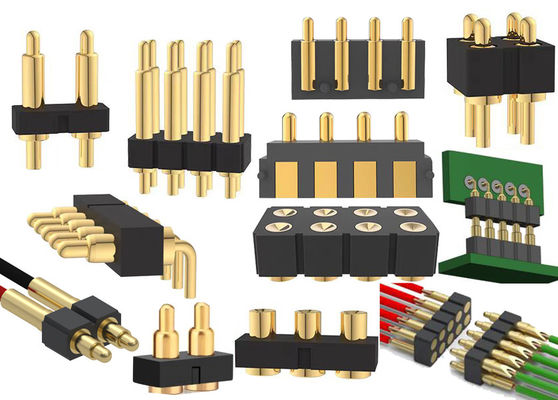 1x3P DIP Pogo Pin Connector Spring Loaded 2 Pin - 40 Pin 2.54mm Pitch